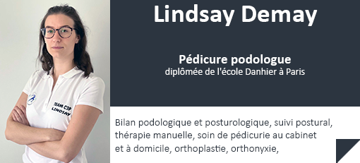 Lindsay Demay Pédicure Podologue Cabinet Rive Sud Podologie